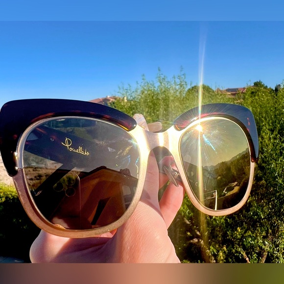 Pomellato Women’s Sunglasses - Gold & Brown - New Model - with case - Picture 2 of 7